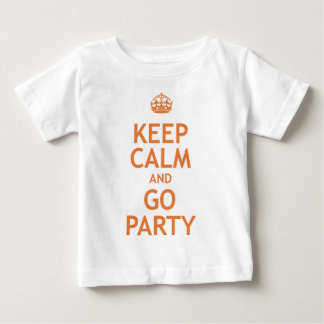 keep calm and party on baby T-Shirt