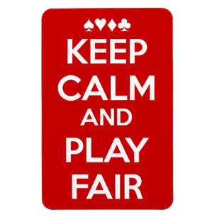 Keep Calm And Play Fair Magnet