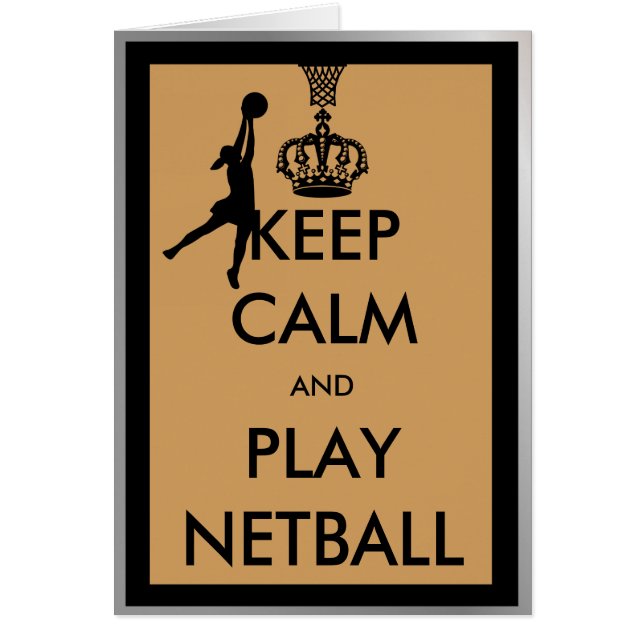 Keep Calm and Play Netball (Front)