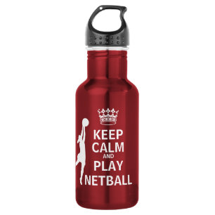 Keep Calm and Play Netball 532 Ml Water Bottle