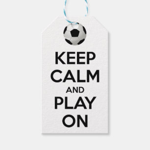 Keep Calm and Play On Gift Tags