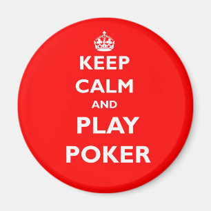keep calm and play poker symbol british casino magnet