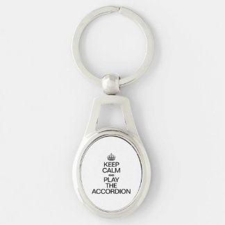 KEEP CALM AND PLAY THE ACCORDION KEY RING