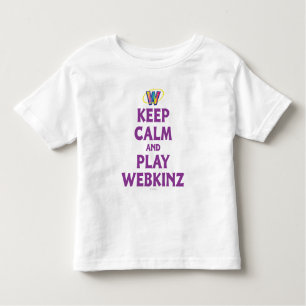 Keep Calm And Play Webkinz Toddler T-Shirt