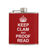 Keep Calm and Proofread Flask