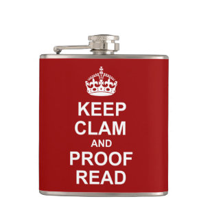 Keep Calm and Proofread Flask