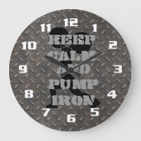 Keep Calm and Pump Iron FITNESS GYM AND WORKOUT