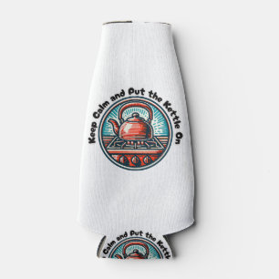 Keep Calm and Put the Kettle On Bottle Cooler