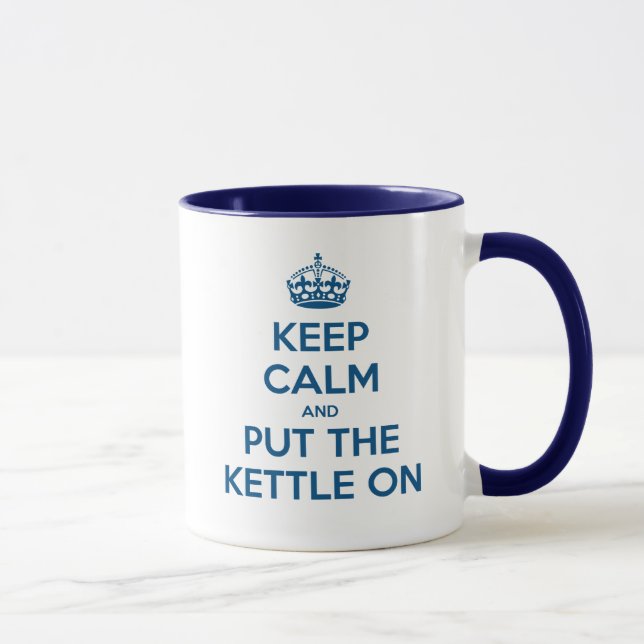 Keep Calm and Put The Kettle On Mug (Right)