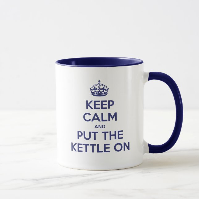 Keep Calm and Put The Kettle On Mug (Right)