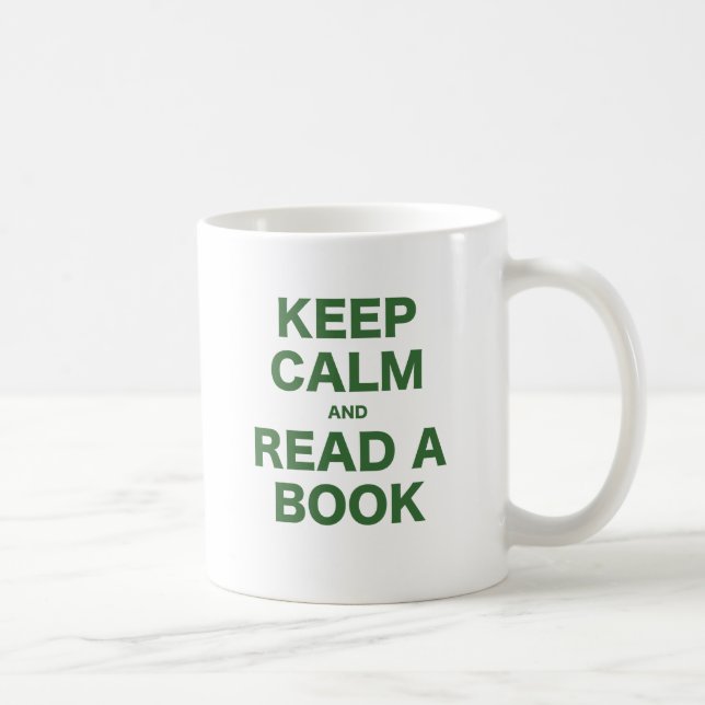 Keep Calm and Read a Book Coffee Mug (Right)