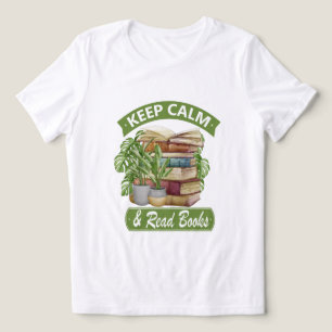 Keep calm and read a book Tri-Blend shirt