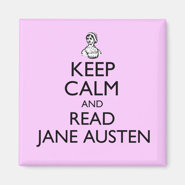 Keep Calm And Read Jane Austen Magnet (Front)