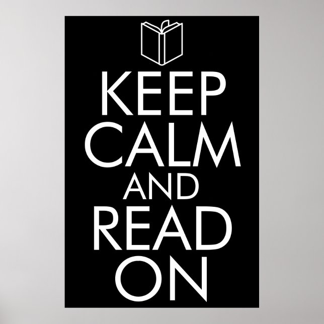 KEEP CALM AND READ ON POSTER (Front)
