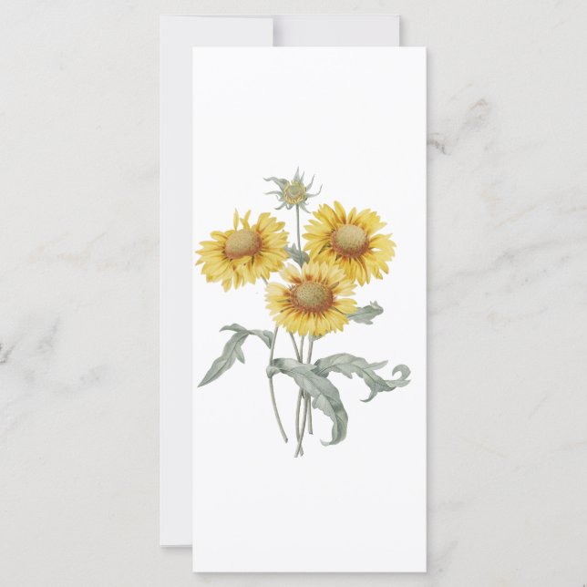 keep calm and read on, sunflowers bookmark (Front)