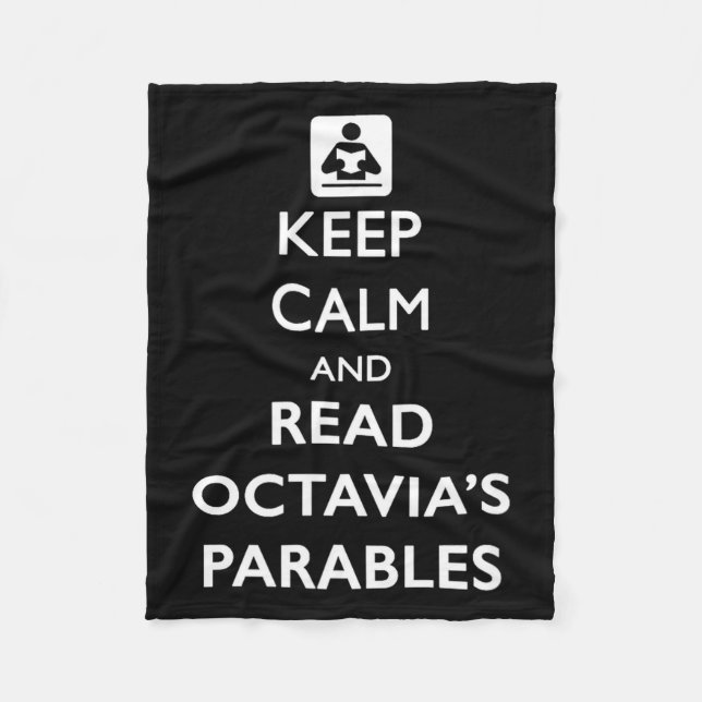Keep Calm And Read Parables  Fleece Blanket (Front)