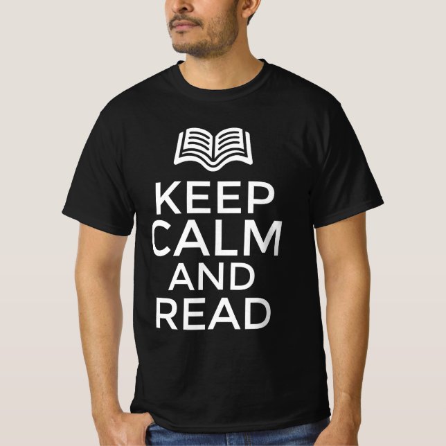 Keep calm and read T-Shirt (Front)