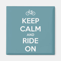 Keep Calm and Ride On Blue