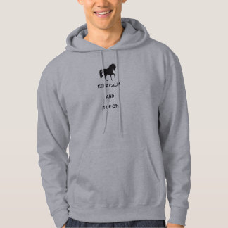 Keep Calm and Ride On Hoodie