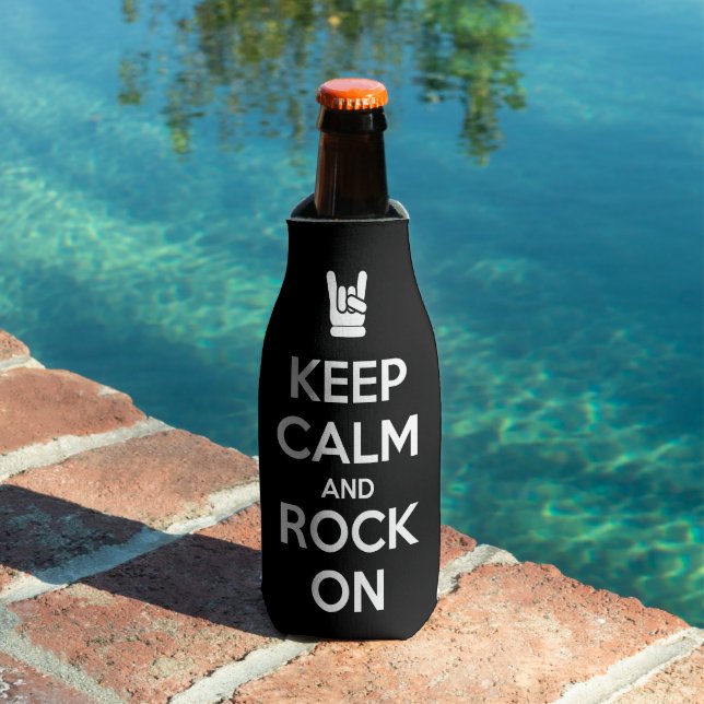 Keep Calm and Rock On Bottle Cooler (In Situ Pool)