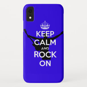 Keep Calm and Rock On iPhone XR Case