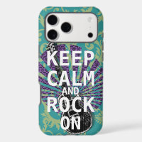 KEEP CALM AND ROCK ON change teal any colour
