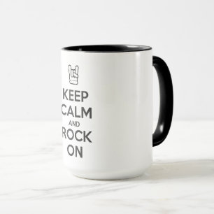 Keep Calm and Rock On Mug