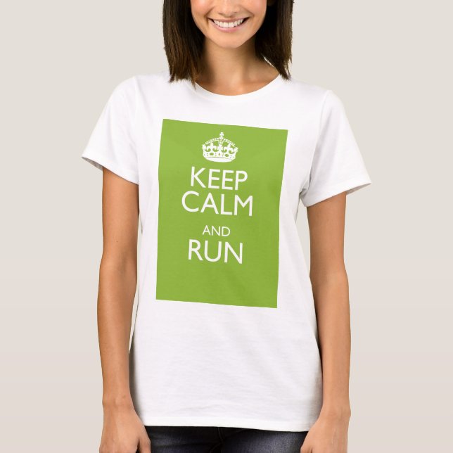 KEEP CALM AND RUN T-Shirt (Front)
