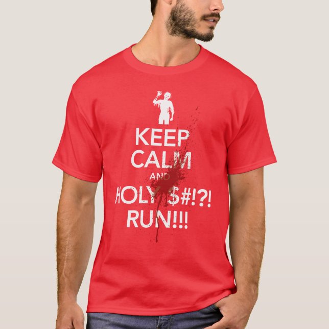 Keep Calm and RUN - Unisex T-Shirt (Front)