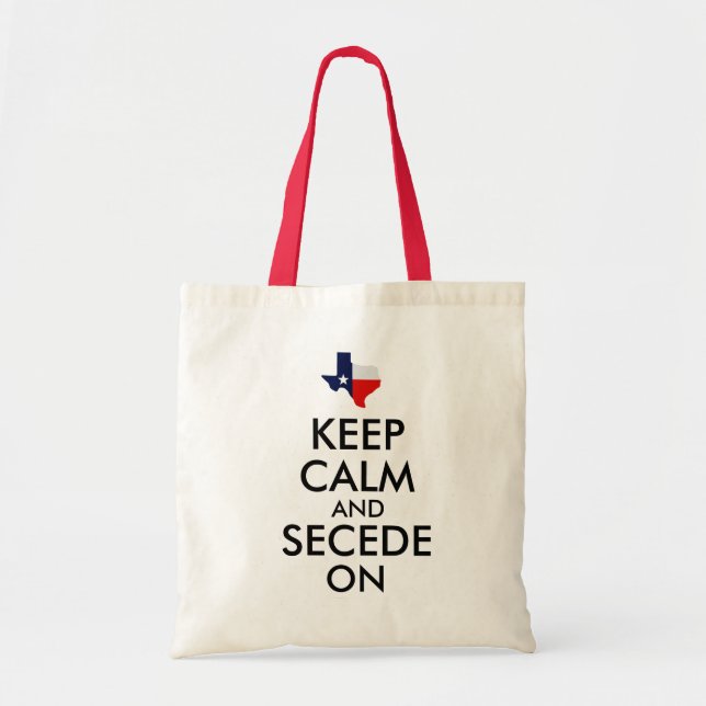Keep Calm and Secede On Tote Bag (Front)