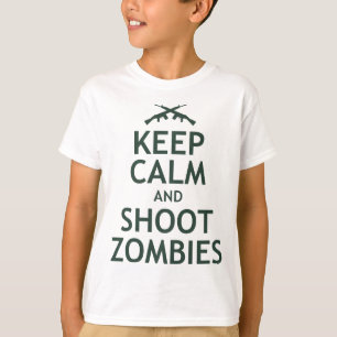 Keep Calm and Shoot Zombies T-Shirt
