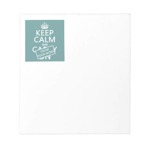Keep Calm and Show Your Work (any colour) Notepad