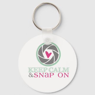 Keep Calm and Snap On Keychain
