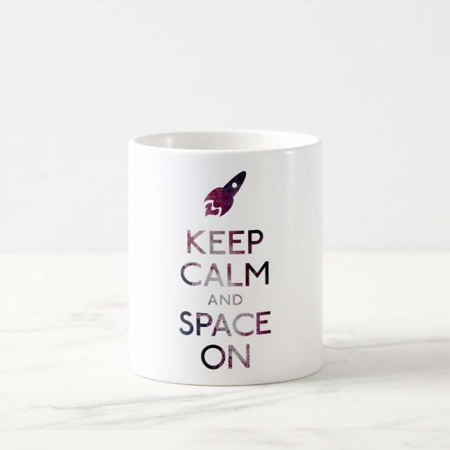 Keep Calm and Space On Coffee Mug (Center)