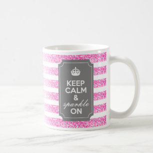 Keep Calm and Sparkle On Coffee Mug