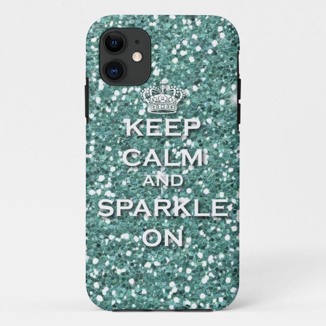 Keep Calm and Sparkle On IPhone5 Case (Back)
