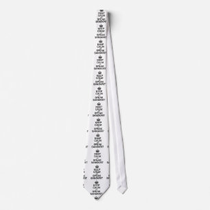 KEEP CALM AND SPEAK SANSKRIT TIE