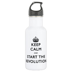 Keep Calm And Start The Revolution 532 Ml Water Bottle