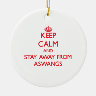 Keep calm and stay away from Aswangs Ceramic Ornament