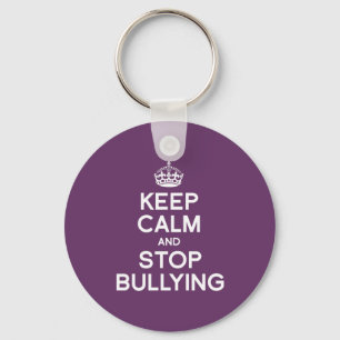 KEEP CALM AND STOP BULLYING KEY RING
