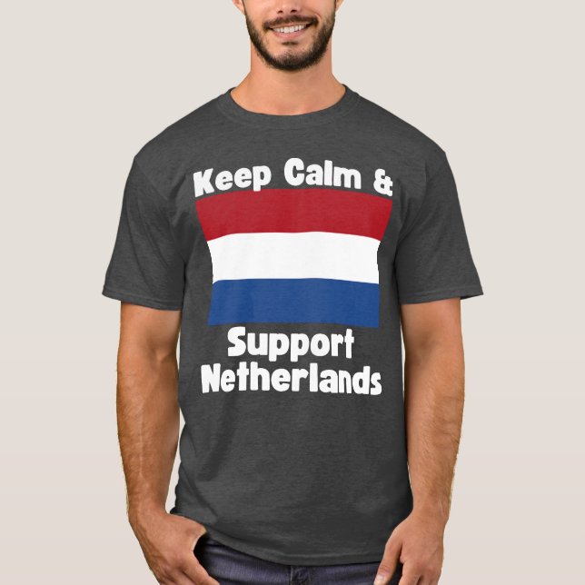 Keep Calm and Support Netherlands boy T-Shirt (Front)
