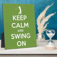 Keep Calm and Swing On Green