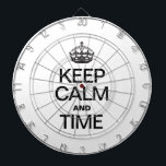 KEEP CALM AND TIME DARTBOARD<br><div class="desc">.</div>