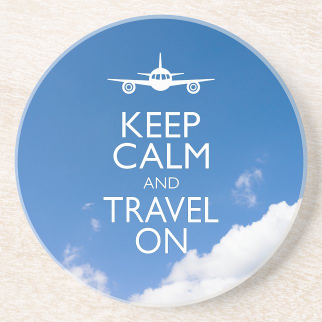 KEEP CALM AND TRAVEL ON COASTER (Front)