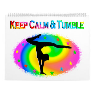 KEEP CALM AND TUMBLE GYMNASTICS CALENDAR