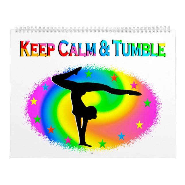 KEEP CALM AND TUMBLE GYMNASTICS CALENDAR (Cover)