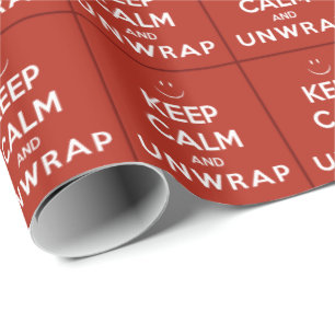 Keep Calm And Unwrap Wrapping Paper