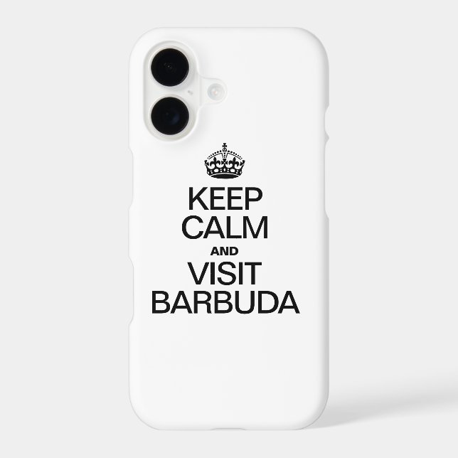 KEEP CALM AND VISIT BARBUDA (Back)