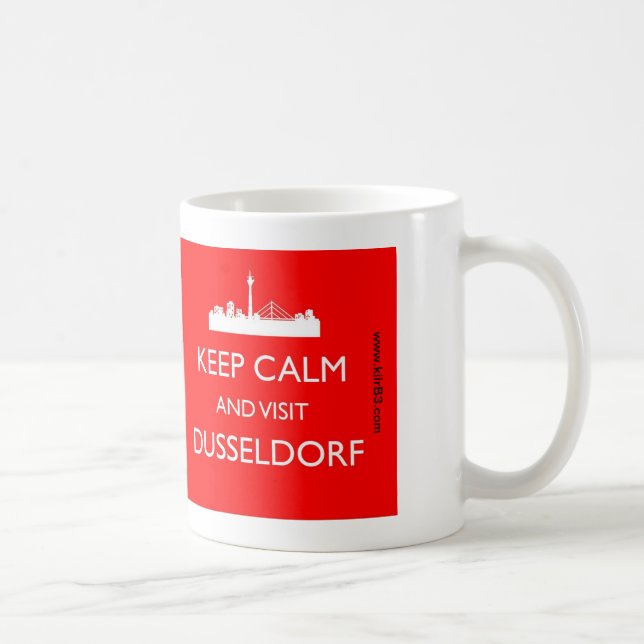 Keep Calm and Visit Dusseldorf - - Mug (Right)