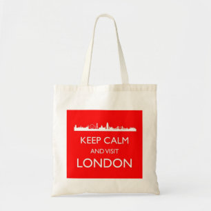 Keep Calm and Visit London Tote Bag